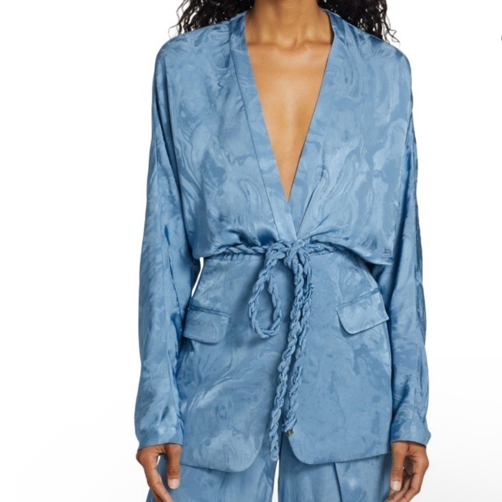 SILVIA TCHERASSI Vogogna Belted Jacket size XS